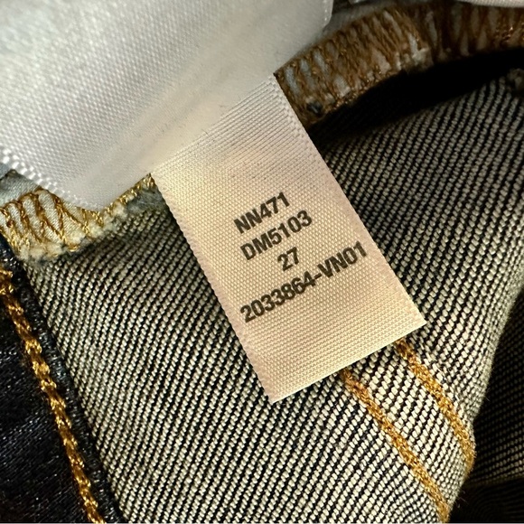 NWOT Madewell ‘Mid-Rise Kick Out Crop Jeans’ in “Colleton” Wash Size 27 - Picture 14 of 16